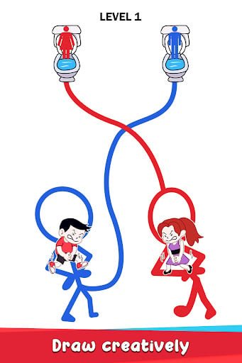 Toilet Rush Race: Draw Puzzle